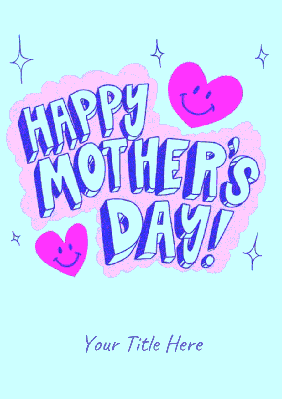 Smiley Happy Mother's Day Card