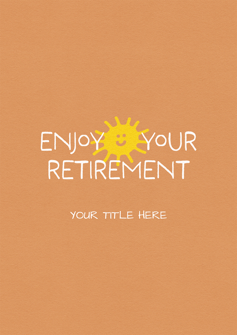 Bright & Cheerful Sunburst Retirement Card – Enjoy Your Retirement Wishes