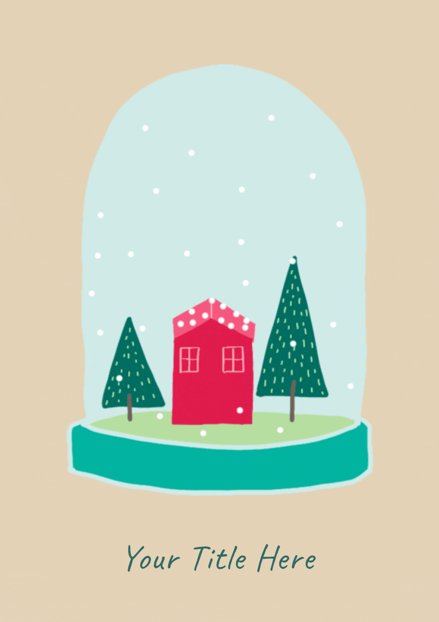 Snow Globe Animated Christmas Card
