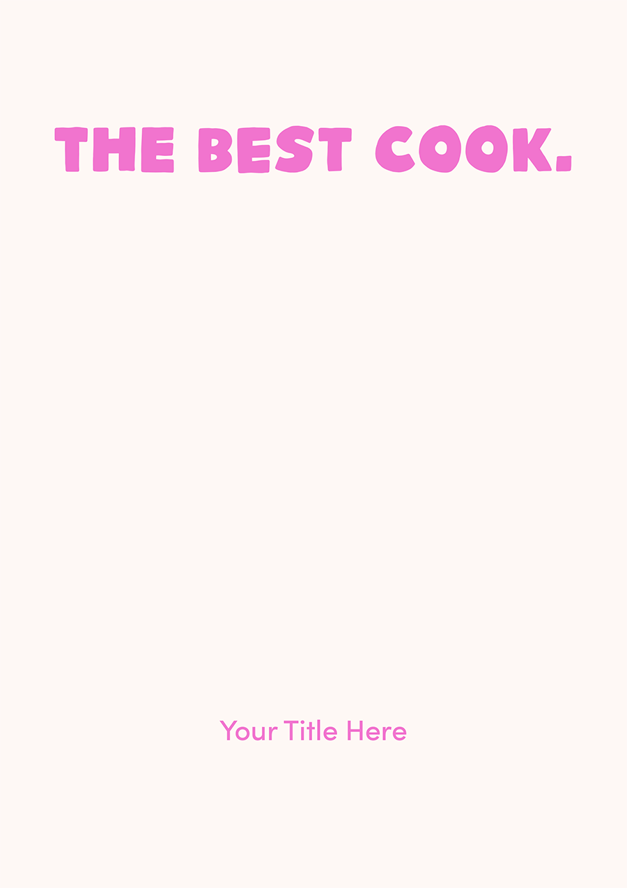 The Best Cook Mother's Day Card