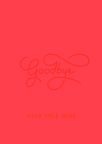 Simple & Elegant Goodbye Card