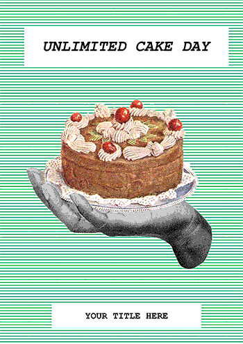 Unlimited Cake Day Birthday Greeting Card