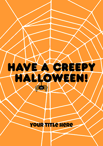 Spooky Halloween Greeting Card