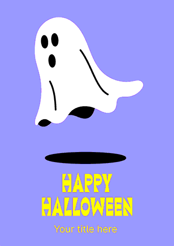 Happy Halloween Ghost Card