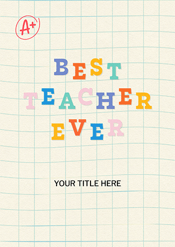 A+ Appreciation Teacher Card