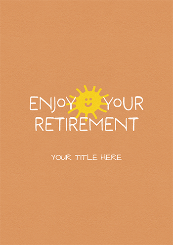 Bright & Cheerful Sunburst Retirement Card – Enjoy Your Retirement Wishes
