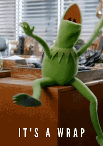 Kermit the Frog It's a Wrap Card