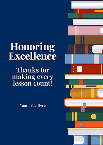 Stacked with Gratitude Teacher Card