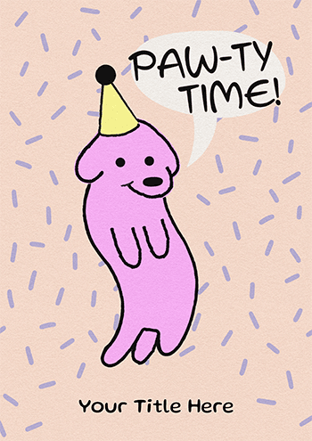 Paw-ty Time (Group Card)