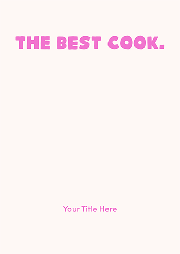 The Best Cook Mother's Day Card